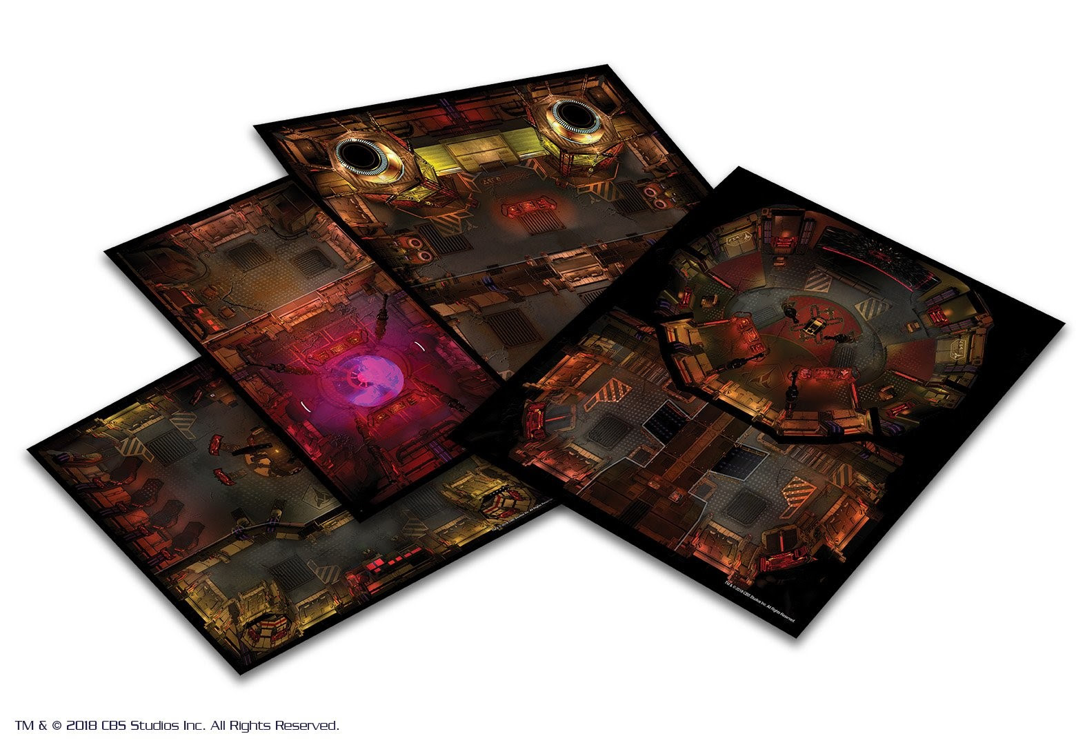 STAR TREK ADVENTURES THE NEXT GENERATION KLINGON TILE SET