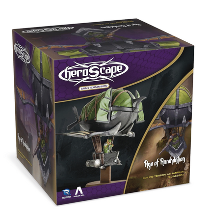 HeroScape Air Marshal Zed Nesbitt Army Expansion