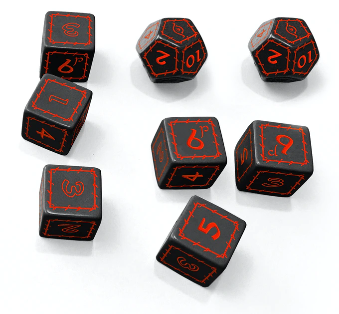 The One Ring RPG Black Dice Set