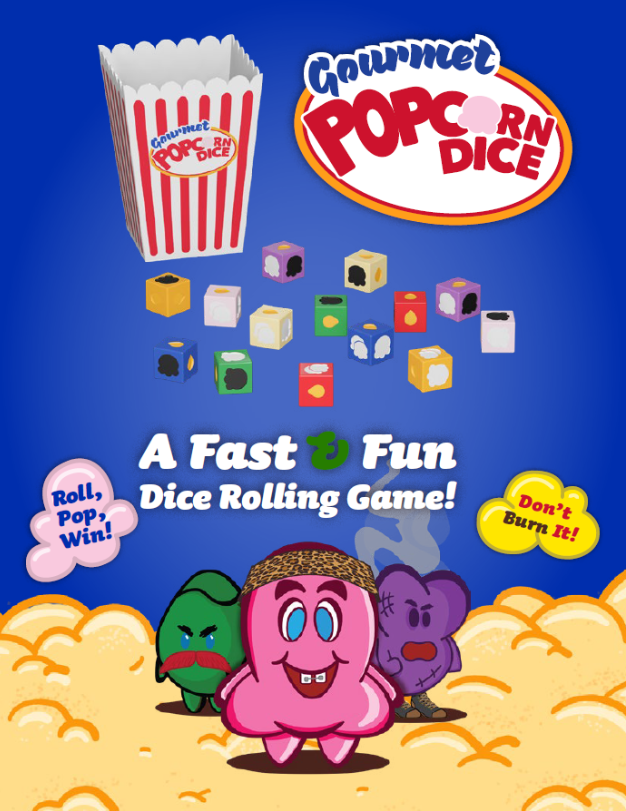 Gourmet Popcorn Dice